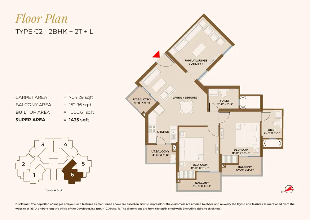 2 BHK Apartment